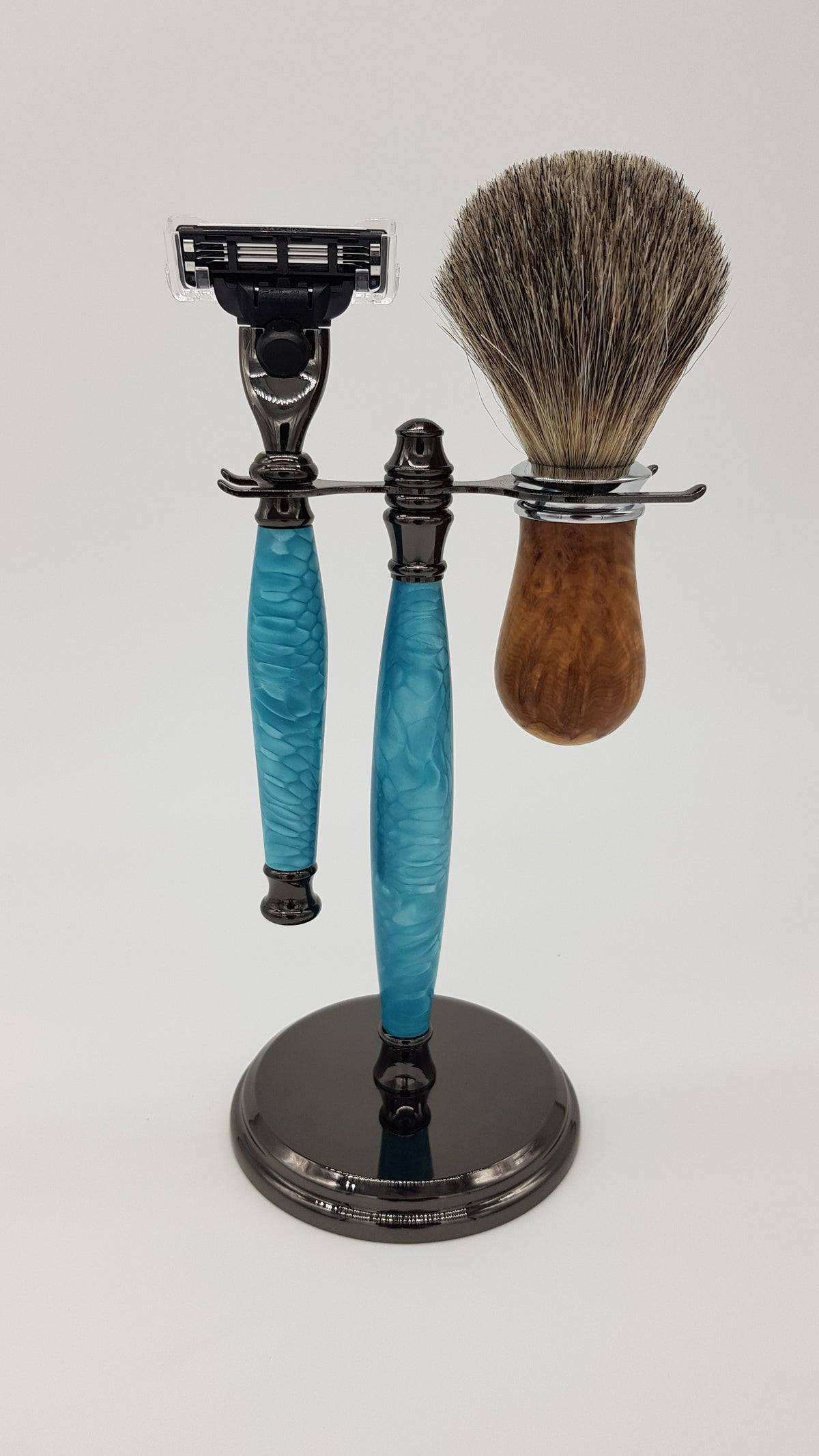 Dragon-Skin & Burl Gentleman’s Set