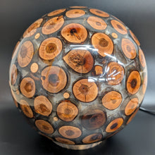 Load image into Gallery viewer, Cherry Plum &amp; Resin Lamp – Sphere Collection