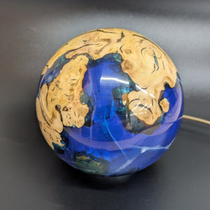 The World Within – Cherry Plum Root & Resin Lamp