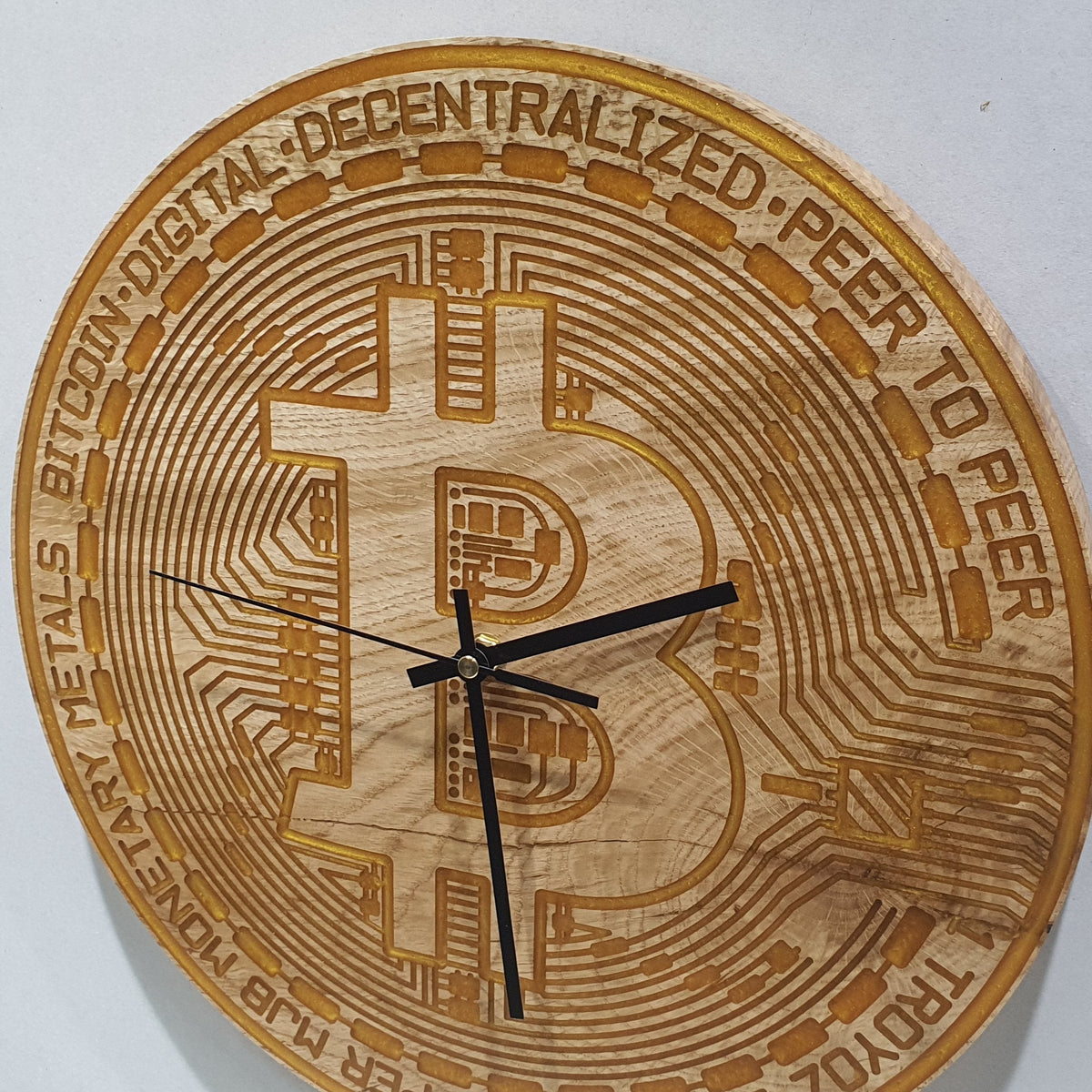 Bitcoin Clock – Matt Jordan Woodturning